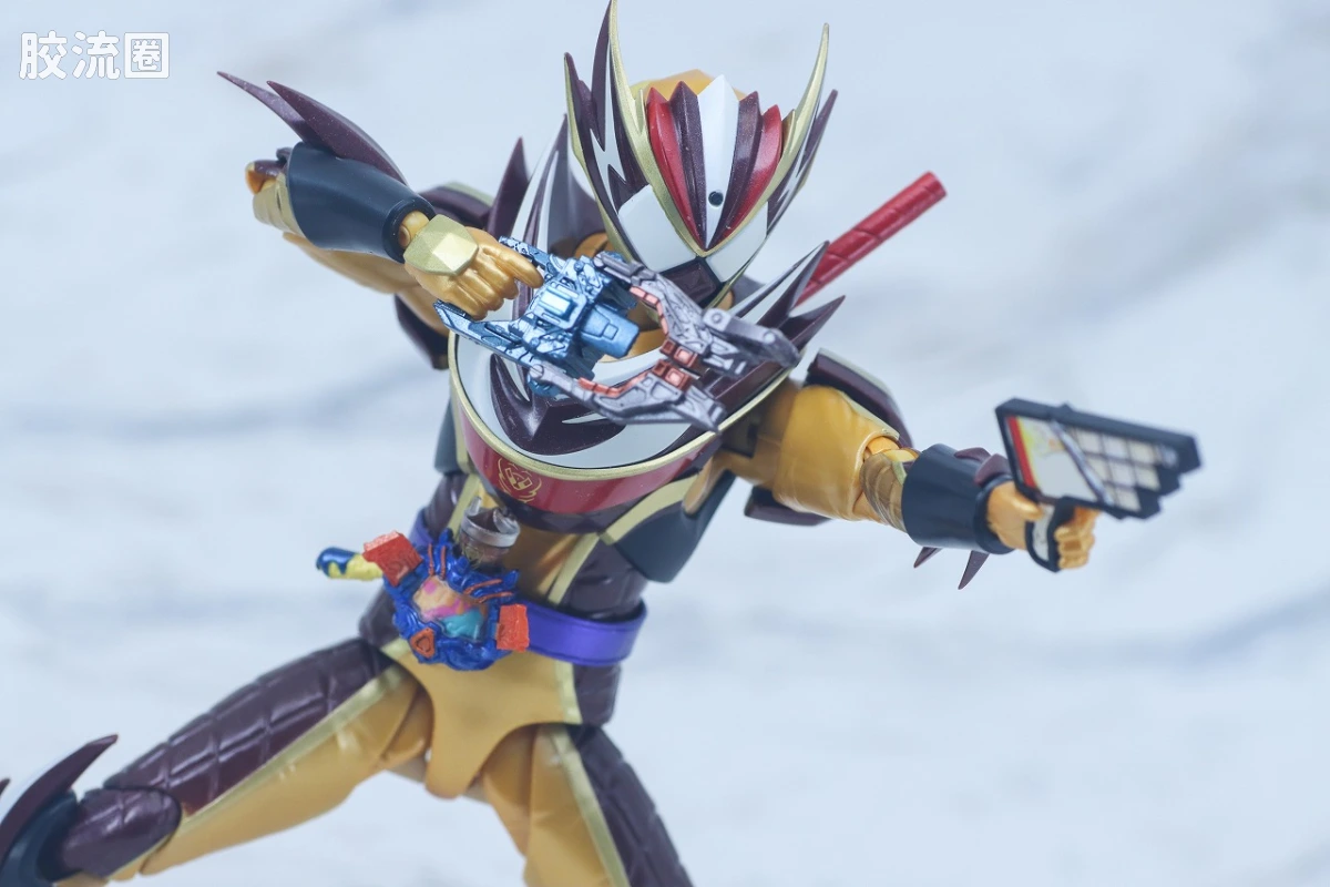 SHF 假面骑士限定版 假面骑士Valen/瓦伦 冰沙特装＆“松脆”效果配件套装 - 图片